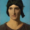GEROME JEAN LEON HEAD OF ITALIAN WOMAN CLEVE