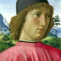 GHIRLANDAIO DOMENICO PRT OF YOUNG MAN IN RED LO NG