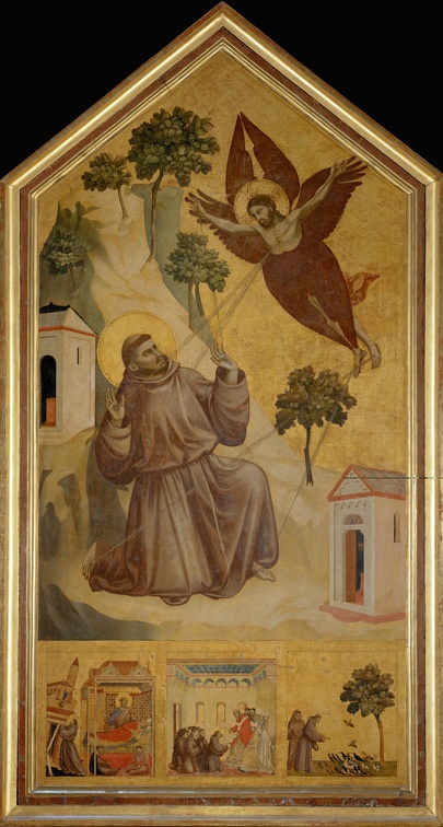 GIOTTO DI BONDONE STIGMATIZATION OF ST. FRANCIS 1295 1300 LOUV