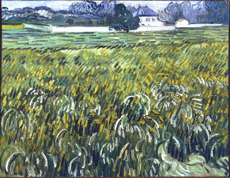 GOGH VINCENT VAN WHEAT FIELD AT AUVERS WHITE HOUSE 1890