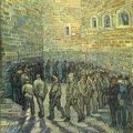 GOGH VINCENT VAN PRISONERS EXERCISING STYLE DORE 1889 90