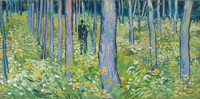 GOGH VINCENT VAN UNDERGROWTH WITH TWO FIGURES 1890 GOOGLE