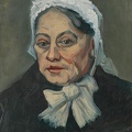 GOGH VINCENT VAN HEAD OF OLD WOMAN IN WHITE CAP 1885 B