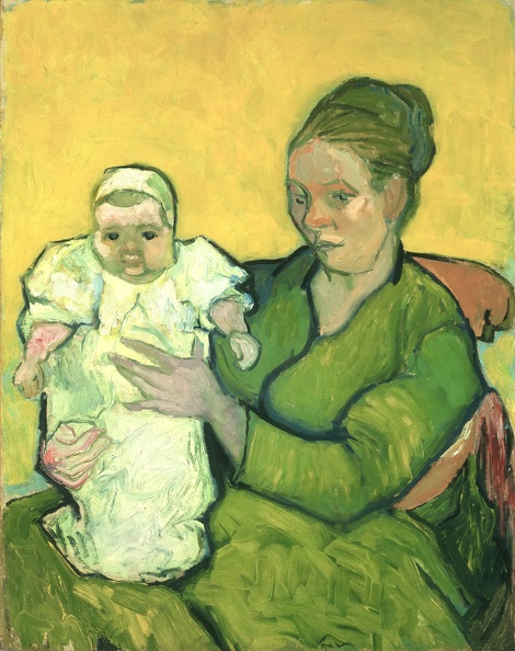 GOGH VINCENT VAN PRT OF MADAME AUGOSTINE ROULIN AND BABY 1888