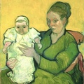 GOGH VINCENT VAN PRT OF MADAME AUGOSTINE ROULIN AND BABY 1888