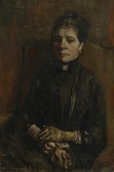 GOGH VINCENT VAN PRT OF WOMAN SEATED 1886