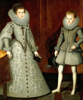 GONZALEZ BARTOLOME KING PHILIPP IV VON SPANIEN 1605 1665 MIT SEINER SCHWESTER DER INFANTIN ANNA 1601 1666 AMC