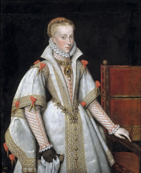 GONZALEZ BARTOLOME QUEEN ANNE OF AUSTRIA FOURTH WIFE OF PHILIP II 1616 PRADO