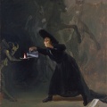 GOYA FRANCISCO JOSE DE SCENE FROM FORCIBLY BEWITCHED LO NG