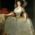 GOYA FRANCISCO JOSE DE PRT OF QUEEN MARIA LUISA BUSTLE 1789 PRADO