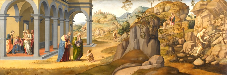 GRANACCI FRANCESCO SCENES FROM LIFE OF ST. JOHN BAPTIST GOOGLE LIVERPOOL