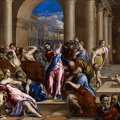 GRECO EL CHRIST DRIVING MONEY CHANGERS FROM TEMPLE GOOGLE