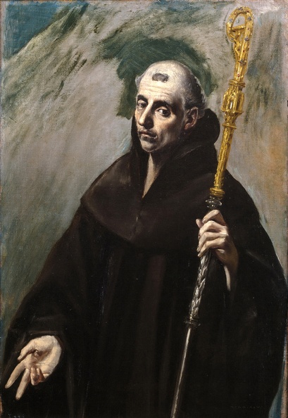 GRECO EL ST. BENEDICT 1577 1579 PRADO