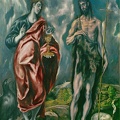 GRECO EL ST. JOHN EVANGELIST AND ST. FRANCIS 02 1600 1607 TOLEDO