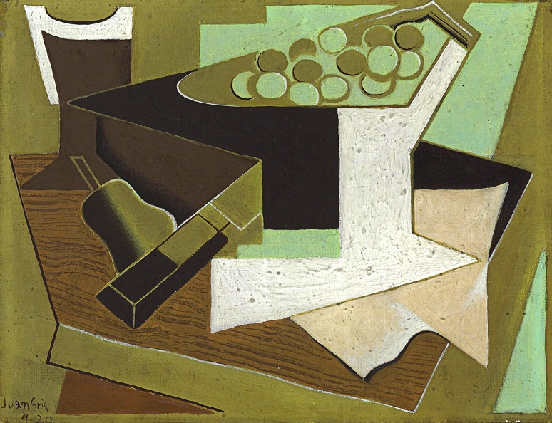GRIS JUAN BUNCH OF GRAPES AND PEAR 1920