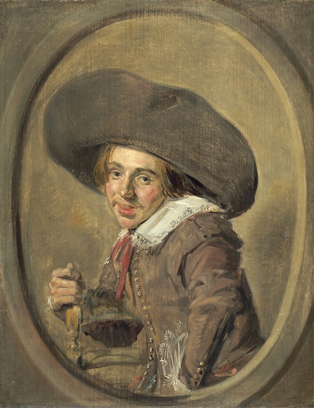 HALS FRANS YOUNG MAN IN LARGE HAT 1626 1629 N G A