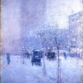 HASSAM CHILDE LATE AFTERNOON NEW YORK WINTER GOOGLE BROOKLYN