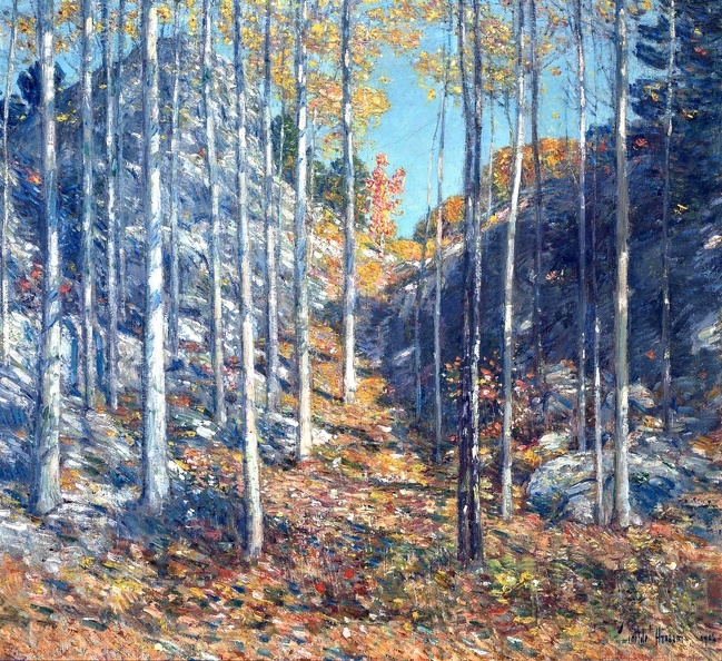 HASSAM CHILDE OLD INDIAN TRAIL TO SEA 1906