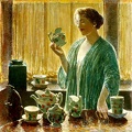 HASSAM CHILDE STRAWBERRY TEA SET 1912
