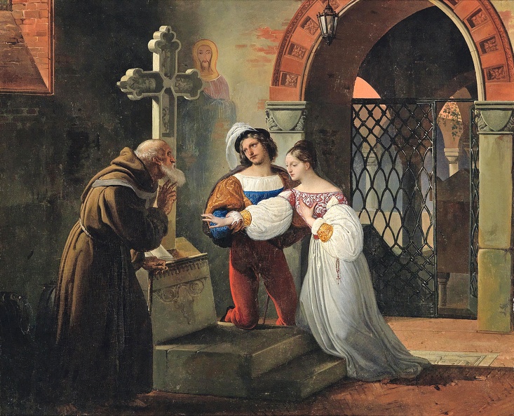 HAYEZ FRANCESCO MARRIAGE OF ROMEO AND JULIET