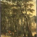HACKAERT JOHANNES WOODED LANDSCAPE HUNTERS 1685 RIJK