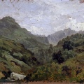 HAES CARLOS PAJARES MOUNTAIN IN 1874 PRADO