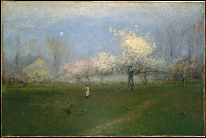 INNESS GEORGE PRING BLOSSOMS MONTCLAIR NEW JERSEY MET