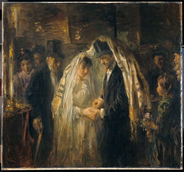 ISRAELS JOZEF JEWISH WEDDING 1903 RIJK