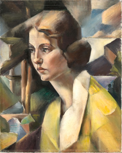 JELLETT MAINIE PRT OF YOUNG WOMAN 1921
