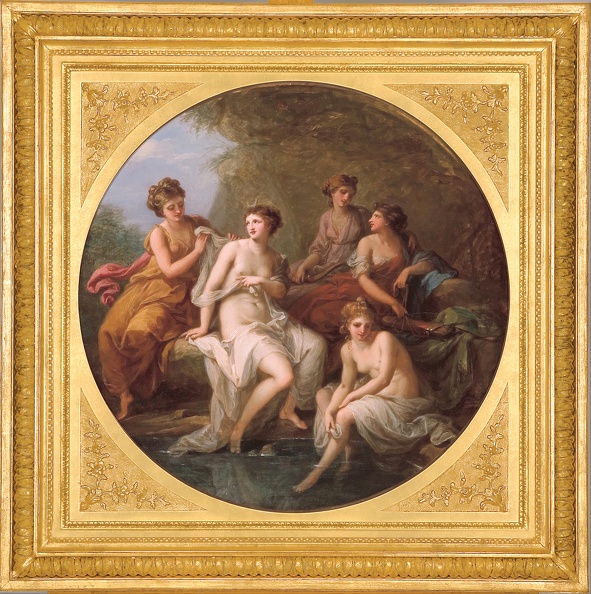 KAUFFMANN ANGELICA DIANA AND HER NYMPHS BATHING GOOGLE AUST