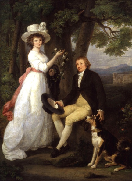 KAUFFMANN ANGELICA PRT OF COUPLE ANNA MARIA JENKINS AND THOMAS JENKINS IN 1790