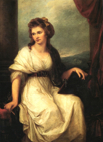 KAUFFMANN ANGELICA PRT OF SELF AS MUSE OF PAINTING