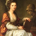KAUFFMANN ANGELICA PRT OF SELF MIT BUSTE DER MINERVA 1780