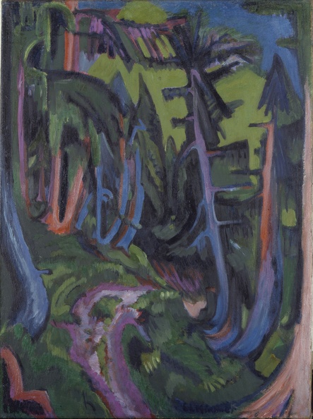 KIRCHNER ERNST LUDWIG MOUNTAIN FOREST PATH GOOGLE