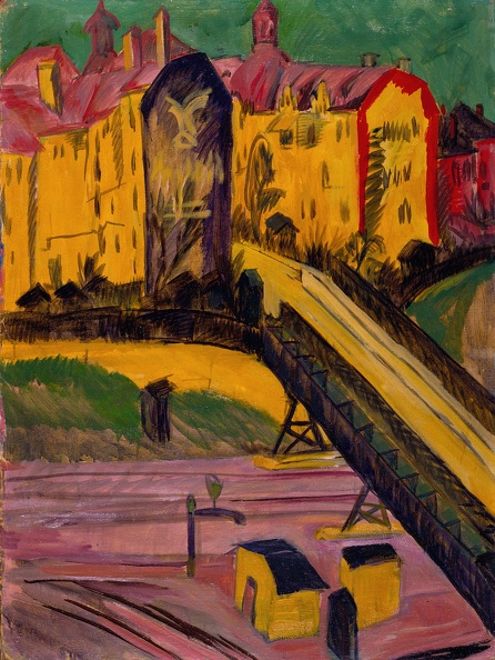 KIRCHNER ERNST LUDWIG VIEW FROM WINDOW 902 1983 ST. LOUIS