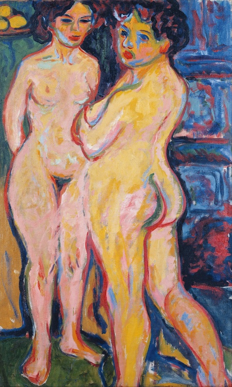 KIRCHNER ERNST LUDWIG NUDES STANDING BY STOVE GOOGLE