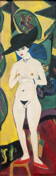 KIRCHNER ERNST LUDWIG NUDE WITH HAT SM SG1168