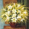 KISLING MOISE LILIES AND MIMOSA 1943