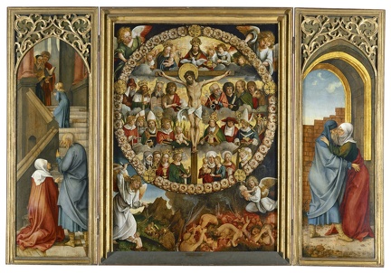 KULMBACH HANS SUESS TRIPTYCH ROSARY CENTER 1510 TH BO