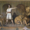LANDSEER EDWIN HENRY PRT OF MR VAN AMBURGH AS HE APPEARED WITH HIS ANIMALS AT LONDON THEATRES GOOGLE