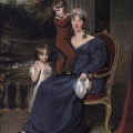 LAWRENCE THOMAS PRT OF LADY LOUISA HARVEY WITH TWO OF HER CHILDREN