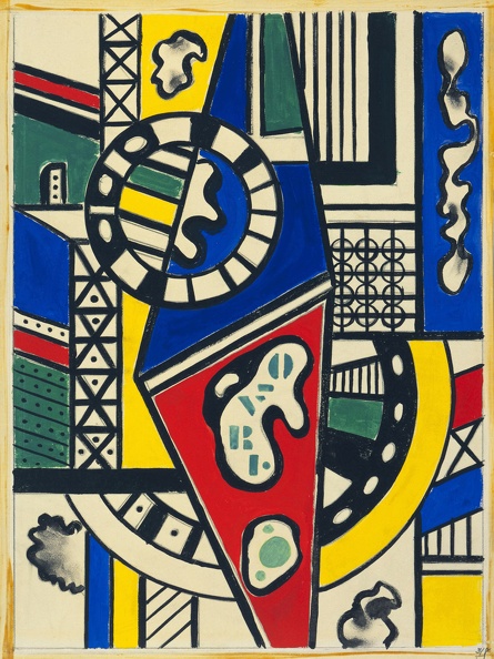 LEGER FERNAND STUDY FOR CINEMATIC MURAL STUDY VII