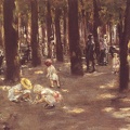 LIEBERMANN MAX CHILDRENS PLAYGROUND IN TIERGARTEN TO BERLIN 1885