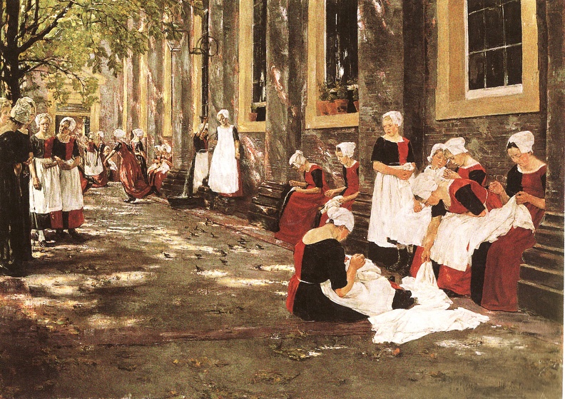 LIEBERMANN MAX FREE TIME IN AMSTERDAM ORPHANAGE 1881