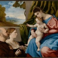 LOTTO LORENZO MADONNA AND CHILD WITH TWO DONORS 77PA110 GETTY