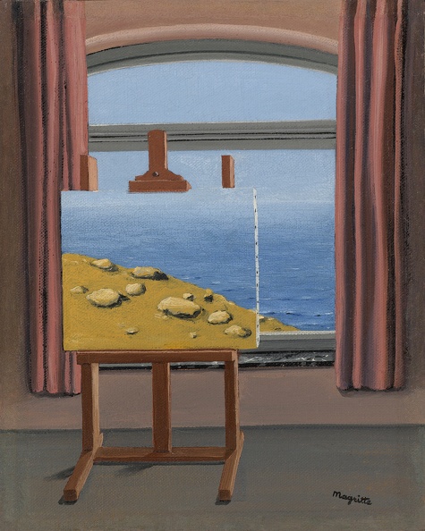 MAGRITTE RENE 1HUMAN CONDITION 1935
