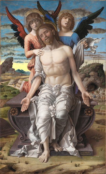 MANTEGNA ANDREA CHRIST AS SUFFERING REDEEMER 1495 1500 ROYAL