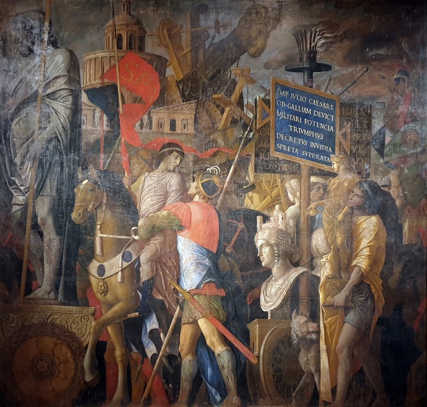 MANTEGNA ANDREA DER TRIUMPHZUG CAESARS II STANDARTENTRAGER 1490