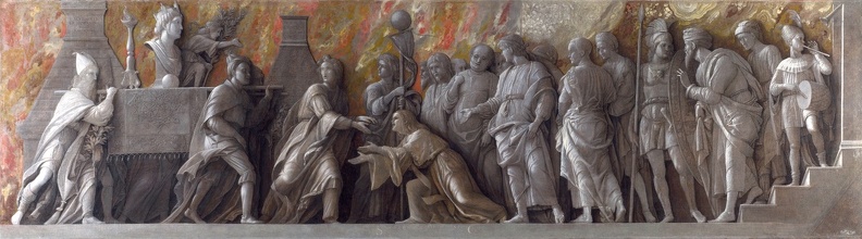 MANTEGNA ANDREA INTRODUCTION OF CULT OF CYBELE AT ROME LO NG