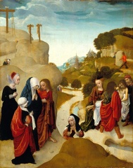 MASTER OF VIRGO INTER VIRGINES TRANSFER TO TOMB END OF 15TH CENTURY ST. LOUIS ART